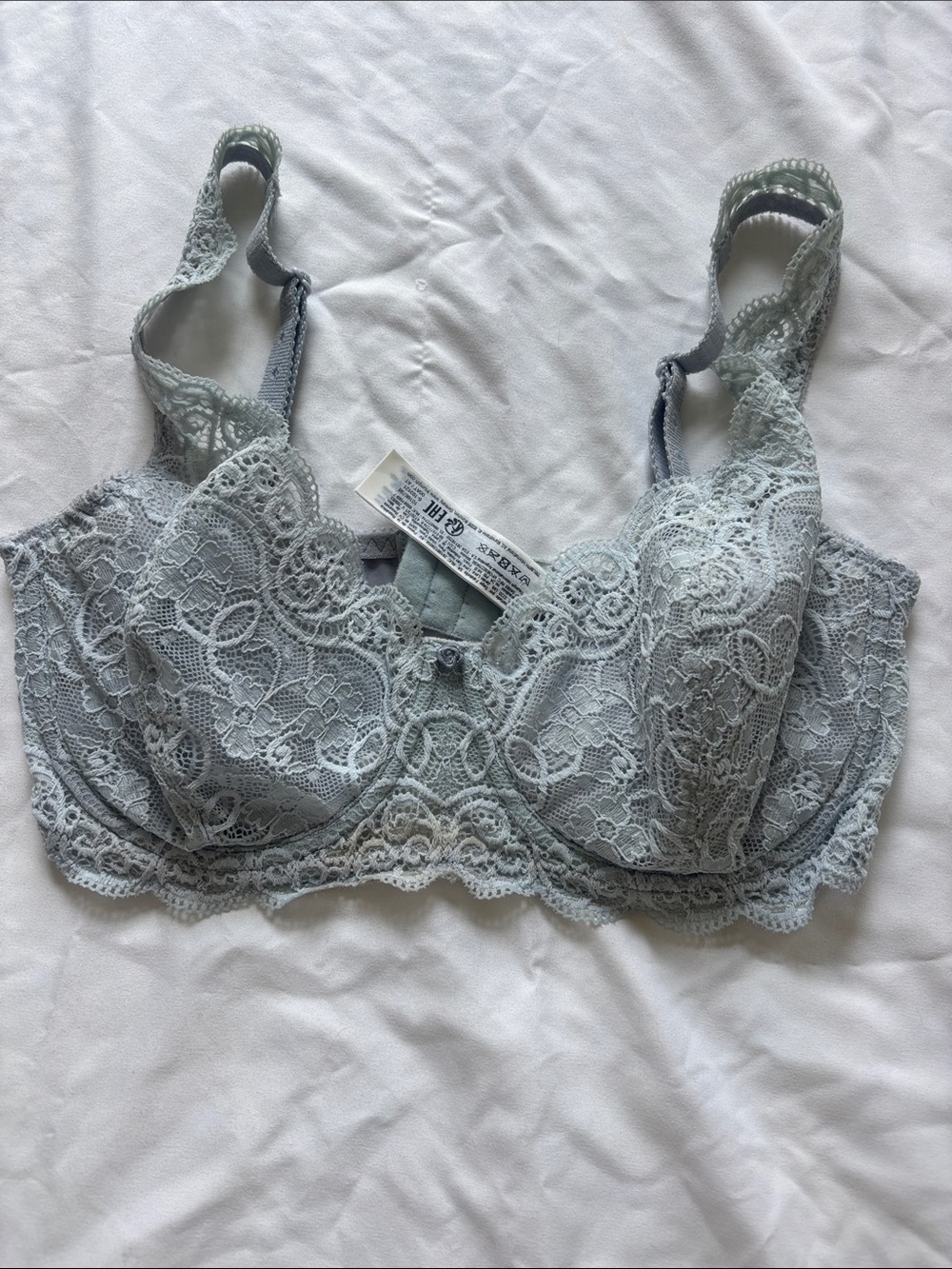 Triumph 34DD Light Blue Bra